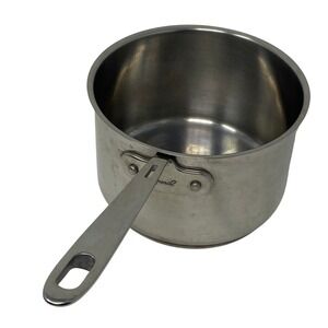 Emeril 3 Qt Stainless Steel Saucepan Silver Copper Core Base Pot - No Lid!